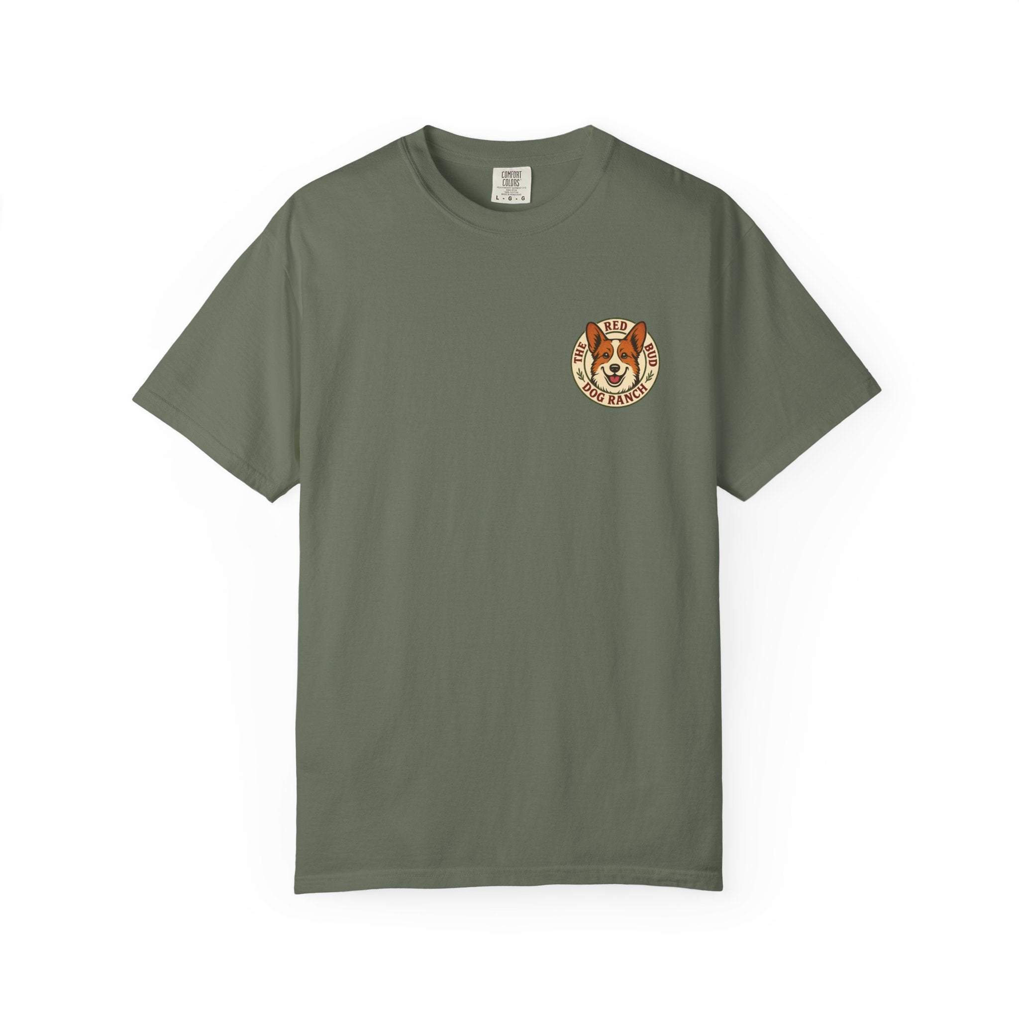 Red Bud Dog Ranch Logo Comfort Colors T-Shirt (Unisex)