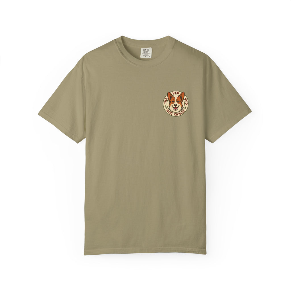Red Bud Dog Ranch Logo Comfort Colors T-Shirt (Unisex)