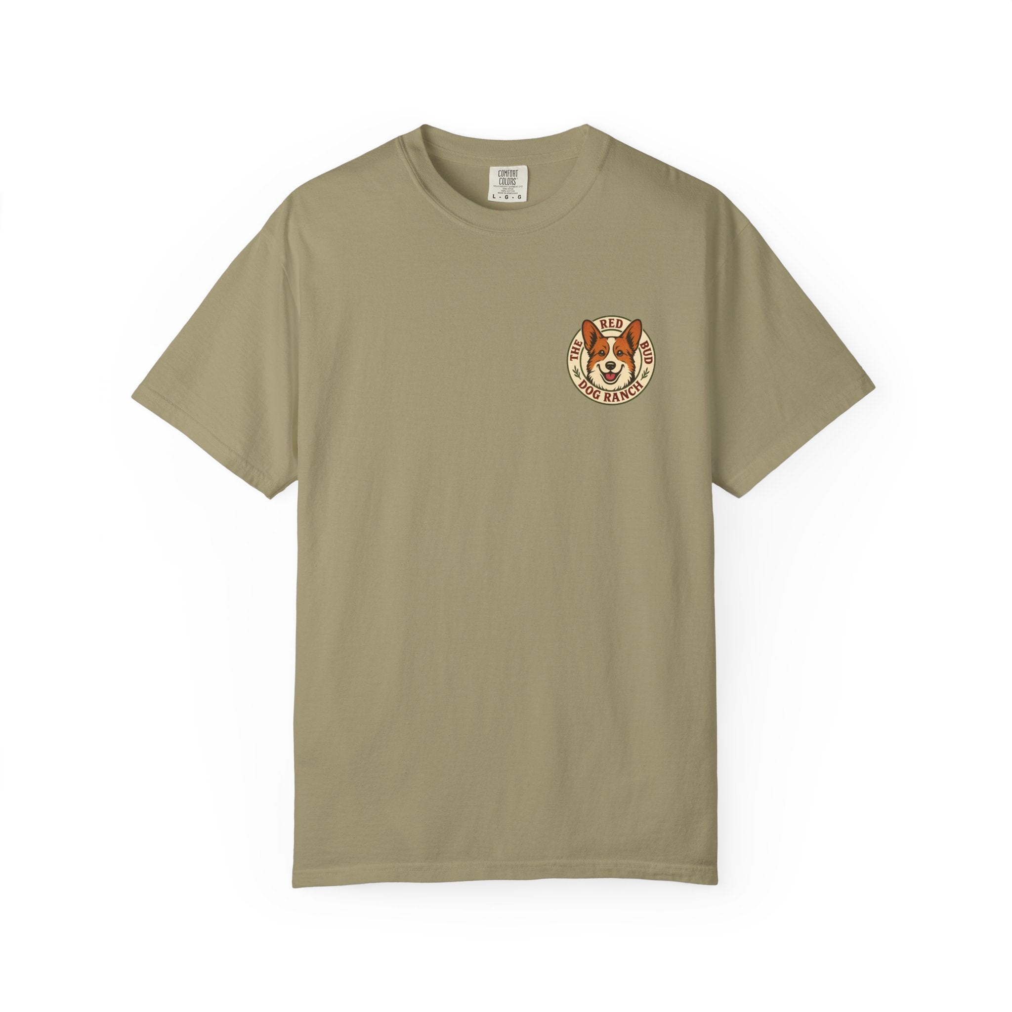 Red Bud Dog Ranch Logo Comfort Colors T-Shirt (Unisex)