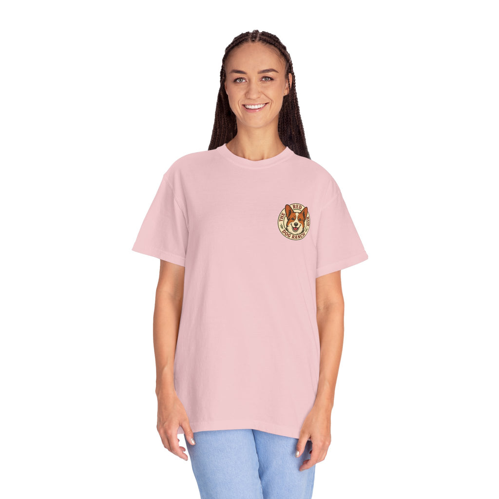 Red Bud Dog Ranch Logo Comfort Colors T-Shirt (Unisex)