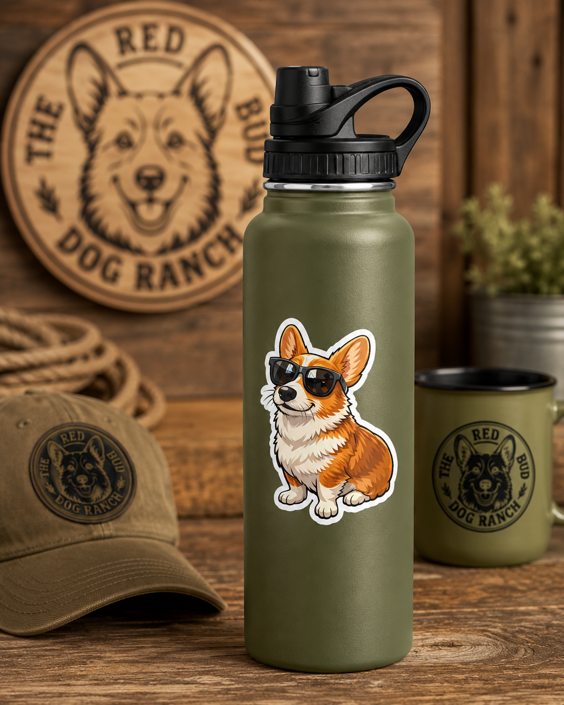 Red Dead "The Buddy" in Shades - Sticker