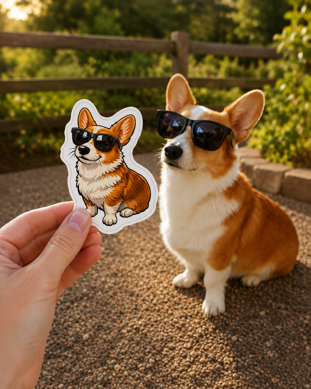 Red Dead "The Buddy" in Shades - Sticker